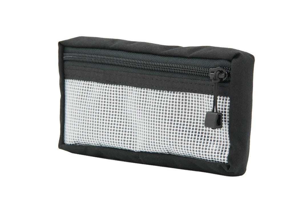 Velcro Pouch Medium - 4 x 8 x 1" | Clear Front  - Blue Ridge Overland Gear