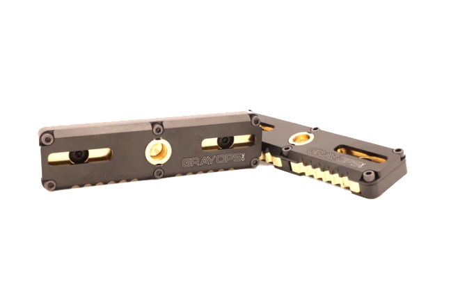 Gray Ops Hybrid M-Lok Weight - Brass