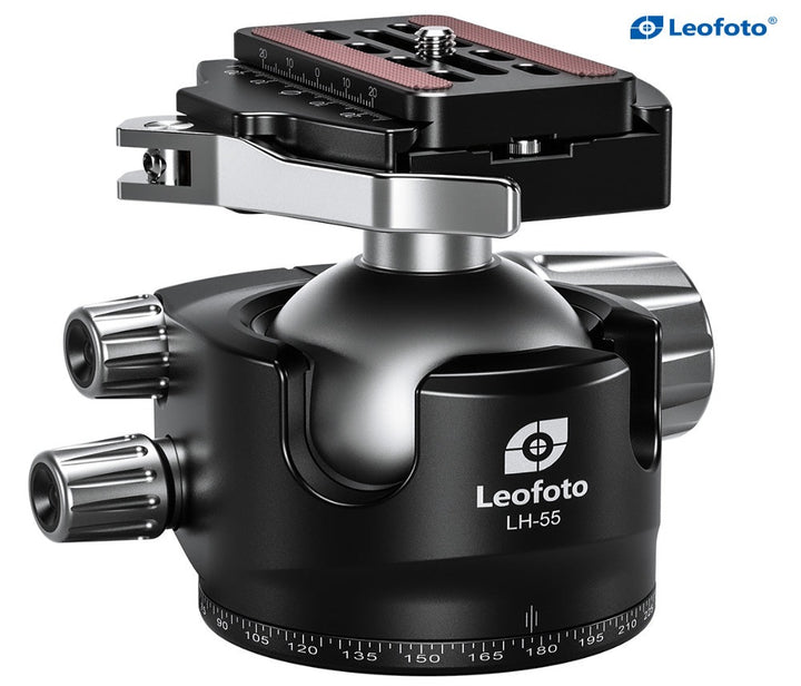 Leofoto LH-55LR Ball Head with LR-70 Lever Release Clamp | Arca Compatible