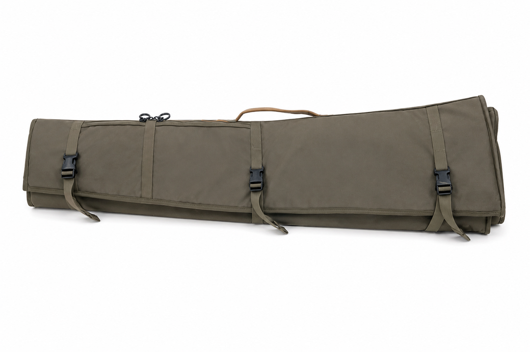 Rifle Case &amp; Shooting Mat - with Heat-Shielded Hot Pocket