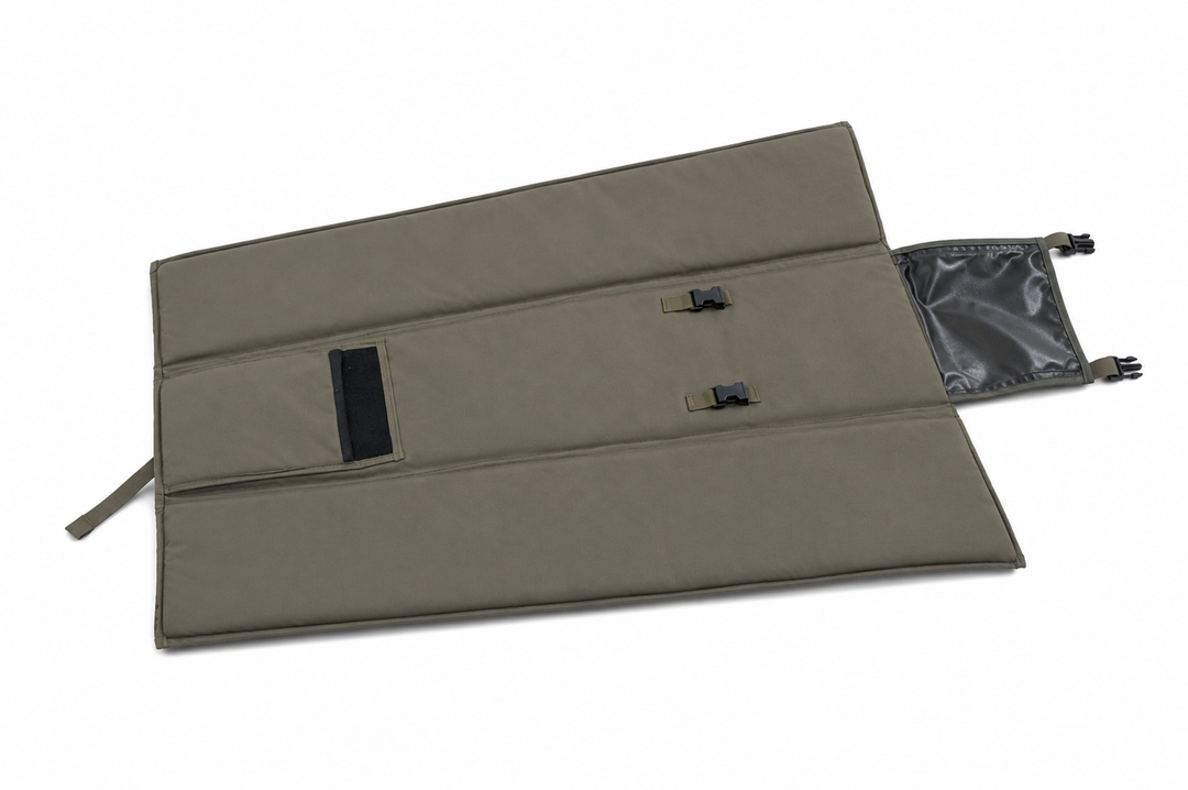 Rifle Case &amp; Shooting Mat - with Heat-Shielded Hot Pocket