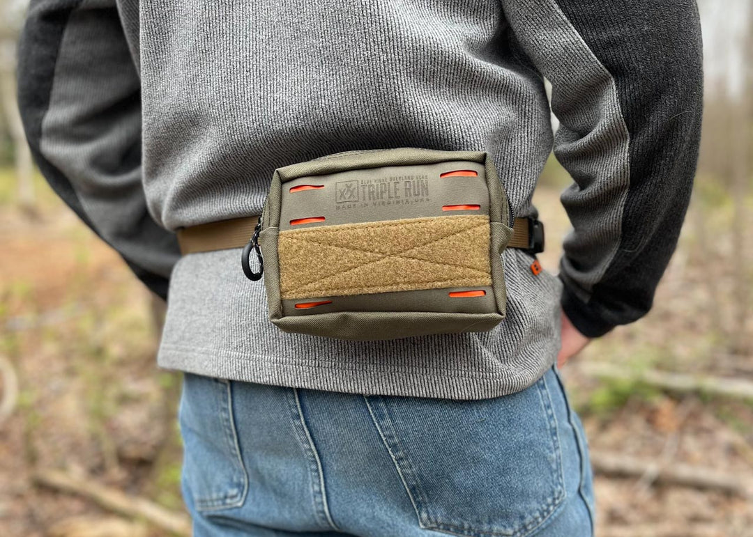 Blue Ridge Overland Gear Bum Bag - use as a waist bag or cross-body mini satchel