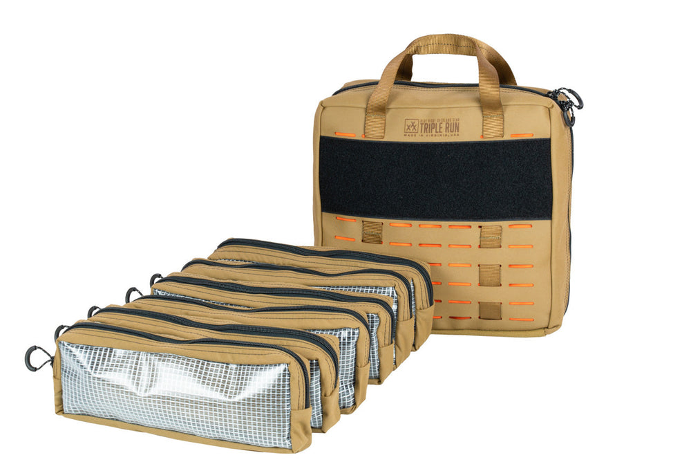 Triple Run Tool Bag by Blue Ridge Overland Gear - in coyote
