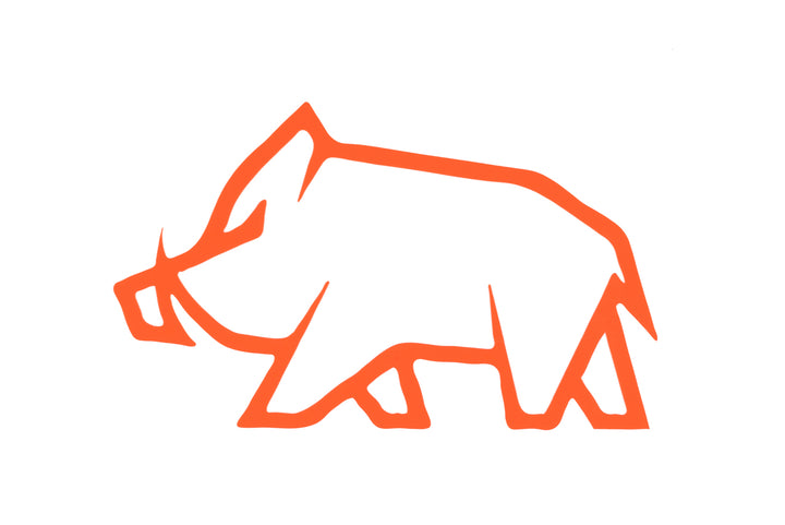 Pigg River Logo Decal Outline Sticker