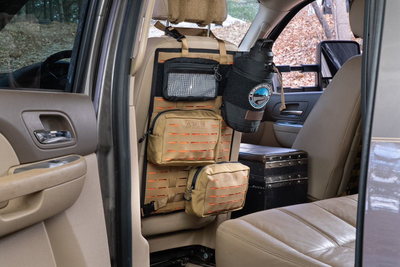 Molle seat shop back panel