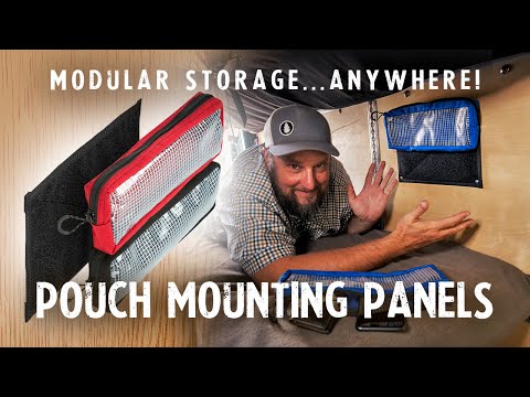 Pouch Mounting Panel 4x12" - Mount Pouches Anywhere - Sharps Mountain - Sharpsmountain.com